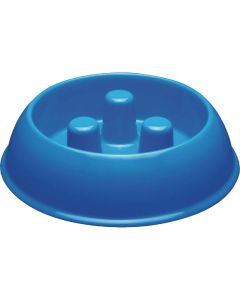 Boss Pet Pro Select 40 Oz. Blue Plastic Slow Feeder Bowl