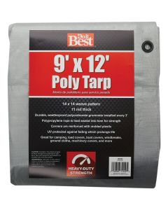 9x12 Slvr H/Duty Tarp