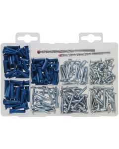 Hillman The Fastener Center Screw and Anchor Fastener Assortment Kit (213 Pcs.)