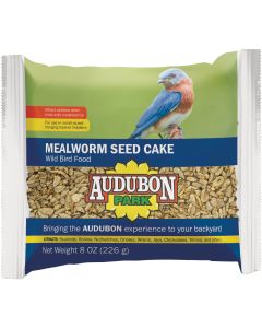 Audubon Park 8 Oz. Mealworm Wild Bird Seed Cake