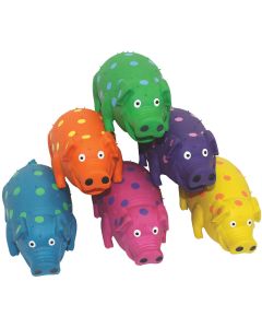 Multipet Globlets 9 In. Squeaky Pig Dog Toy