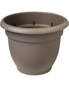 Bloem Ariana 13.75 In. H. x 16 In. Dia. Plastic Self Watering Charcoal Planter