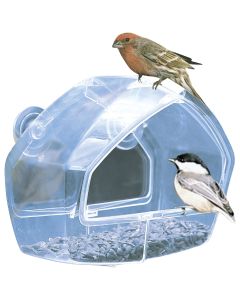 Birdscapes Clear Plastic Window Bird Feeder