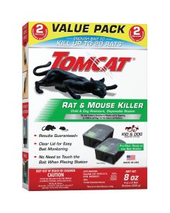 Tomcat Disposable Rat & Mouse Bait Station (2-Pack)