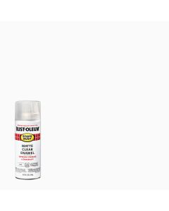 Rust-Oleum Stops Rust 12 Oz. Matte Clear Enamel Spray Paint, Clear