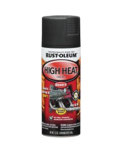 Rust-Oleum Stops Rust Flat Black 12 Oz. High Heat Spray Paint