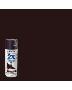 Rust-Oleum Painter's Touch 2X Ultra Cover 12 Oz. Satin Paint + Primer Spray Paint, Dark Walnut