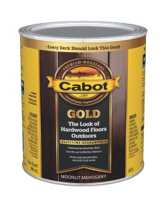 Cabot Gold Exterior Stain, Moonlit Mahagany, 1 Qt.