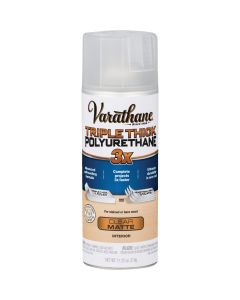 Varathane Triple Thick Matte Clear Spray Polyurethane, 11.25 Oz.