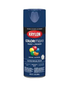 Krylon ColorMaxx 12 Oz. Gloss Spray Paint, Regal Blue