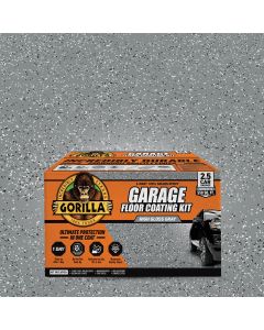 Gorilla Gray Garage Floor Epoxy Coating Kit - 2.5 Car Coverage