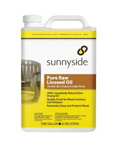 Sunnyside Pure Raw Linseed Oil, 1 Gal.