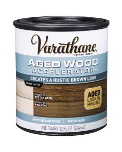 Varathane Aged Wood Accelerator Stain, Brown, 1 Qt.