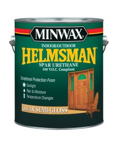 Minwax Helmsman VOC Semi-Gloss Spar Interior & Exterior Varnish, Gallon