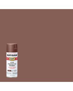 Rust-Oleum Stops Rust Brown Flat 12 Oz. Anti-Rust Spray Paint