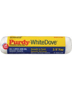 Purdy White Dove 9 In. x 3/8 In. Woven Fabric Roller Cover