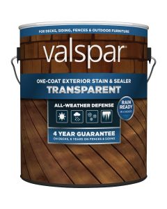 Valspar Transparent Deck Stain, Canyon Brown, 1 Gal.