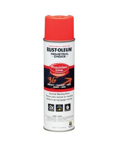 Rust-Oleum Industrial Choice Fluorescent Red Orange 17 Oz. Inverted Marking Spray Paint