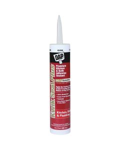 DAP Kwik Seal Plus 10.1 Oz. Clear Premium Kitchen & Bath Adhesive Sealant