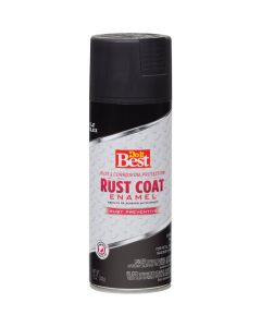 Flt Blk Rust Spray Paint