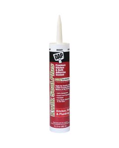 DAP Kwik Seal Plus 10.1 Oz. Biscuit Premium Kitchen & Bath Adhesive Sealant