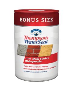 Thompsons WaterSeal Clear VOC MultiSurface Waterproofing Sealer, 6 Gal.