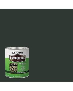 Rust-Oleum 1 Qt. Camouflage Brush Paint, Deep Forest Green