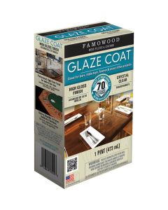 FAMOWOOD GLAZE COAT 16 Oz. High-Gloss Pour On Finish