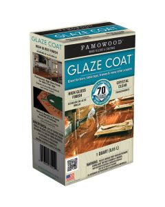 FAMOWOOD GLAZE COAT 32 Oz. High-Gloss Pour On Finish