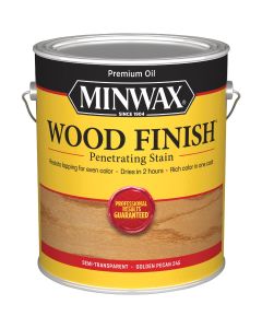 Minwax Wood Finish Penetrating Stain, Golden Pecan, 1 Gal.