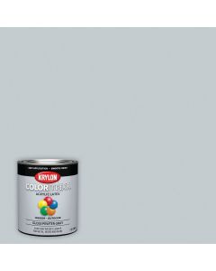 Krylon ColorMaxx Gloss Interior/Exterior Wall Paint, Pewter Gray, 1 Qt.