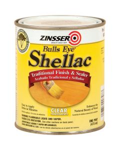 Zinsser Bulls Eye Clear Shellac, Quart