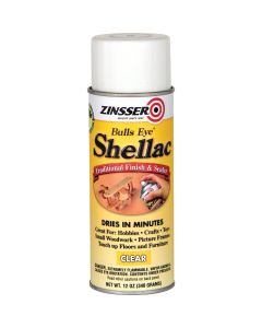 Zinsser Bulls Eye Clear Shellac, 12 Oz. Aerosol Spray