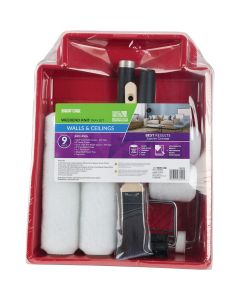 Shur-Line Shur-Flow 9 In. 3/8 In. Knit Roller & Tray Set (9-Piece)