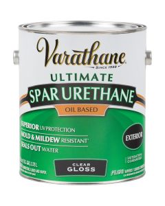 Varathane Gloss Clear Exterior Spar Urethane, 1 Gal.