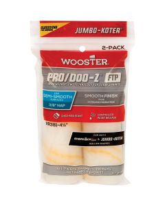 Wooster Jumbo-Koter P/D FTP 4-1/2 In. x 3/8 In. Woven Paint Roller Cover (2-Pack)