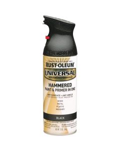 Rust-Oleum Universal 12 Oz. Hammered Black Paint