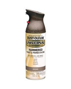 Rust-Oleum Universal 12 Oz. Hammered Brown Paint