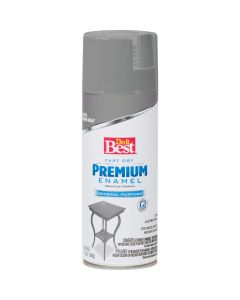 Do it Best Premium Enamel 12 Oz. Gloss Spray Paint, Stone Gray