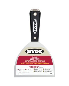 Hyde Black & Silver 5 In. High-Carbon Steel Joint Knife