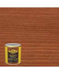 Cabot Australian Timber Oil Translucent Exterior Oil Finish, 3460 Jarrah Brown, 1 Qt.