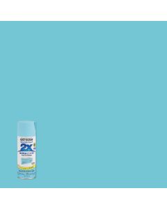 Rust-Oleum Painter's Touch 2X Ultra Cover 12 Oz. Satin Paint + Primer Spray Paint, Aqua