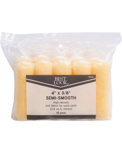 Best Look 4 In. x 3/8 In. Polyester Knit Mini Rollers (10-Pack)