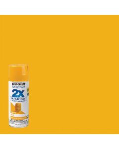 Rust-Oleum Painter's Touch 2X Ultra Cover 12 Oz. Gloss Paint + Primer Spray Paint, Marigold