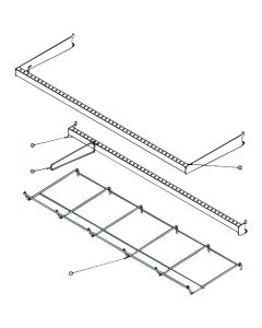 Tenax/Do it Best 4 Ft. Garden Fence Planogram Fixture Fitting Kit