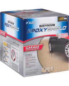 Rust-Oleum EPOXYSHIELD Gloss Garage Floor Coating Kit, Tan, 120 Oz.