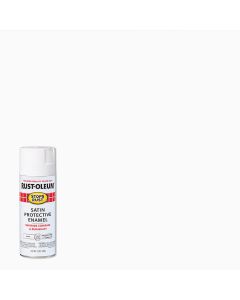 Rust-Oleum Stops Rust Decor 12 Oz. Satin Spray Paint, White