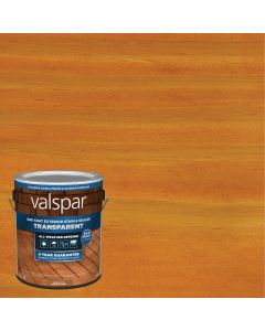 Valspar Transparent Deck Stain, Redwood Natural Tone, 1 Gal.