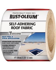 Rust-Oleum 4 In. x 25 Ft. Self-Adhering Roof Fabric