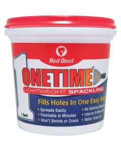 Red Devil Onetime 1 Qt. Lightweight Acrylic Spackling Compound